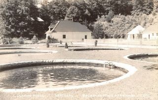 Dundee Iowa Rearing Pools On Fish Hatchery Backbone State Park Rppc 1940s