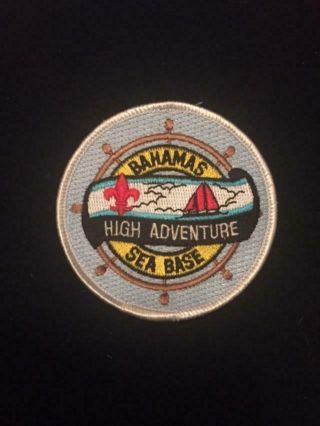 Bahamas Sea Base - High Adventure - Official Bsa - Boy Scouts - Embroidered