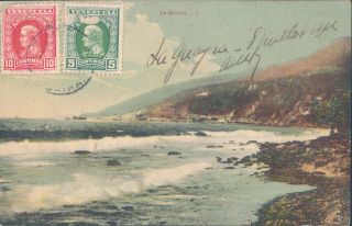 Venezuela La Guayra Old View 1910s - Stamps