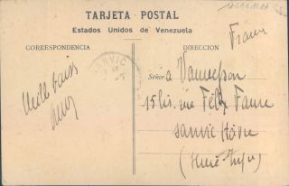 VENEZUELA La Guayra old view 1910s - stamps 2