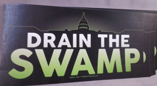 Of 20 Drain The Swamp Stickers Trump President Money Capitol 2020