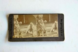 Stereoview Card Celebrating The Great & Glorious Forth Of July By International