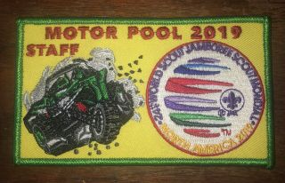 2019 World Scout Jamboree Motor Pool Staff Ist Patch
