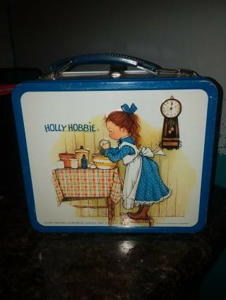 Vintage 1972 Holly Hobbie Metal Lunch Box