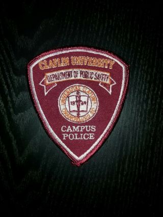 Claflin University Sc Campus Police Patch