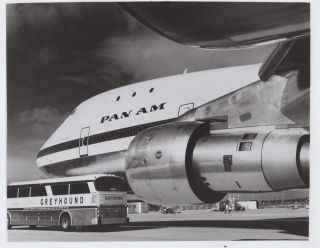 Pan Am B - 747 8 X 10 Date Unknown - Photo