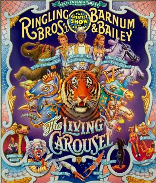 Ringling Brothers And Barnum Bailey Circus 1999 Program The Living Carousel