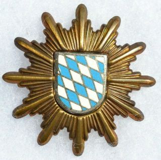 Antique German Vintage Police Badge Insignia Uniform Hat Germany Polizei