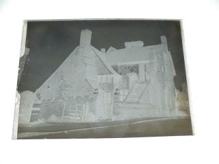 Glass Negative Ditchling Manor House East Sussex C1930s Anne Of Cleves House