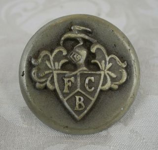 Antique Knights Of Pythias Funeral Casket Emblem Antique Old Stock Ornament