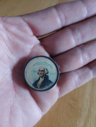 Antique President George Washington Button