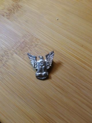 Vintage Sterling Silver Boy Scouts Of America BSA Lapel Pin Eagle Scout 3