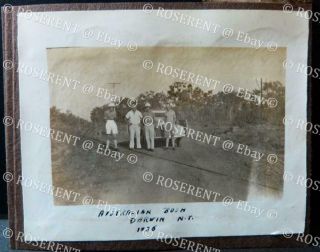 1936 Australia - Darwin N.  T.  Crew Of " War Sirdar " In The Bush 2 - 11.  5 By 9cm