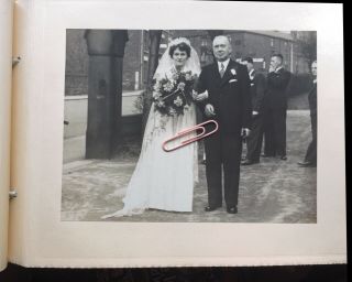 Vintage Wedding Album Bradshaw Church Bolton Lancashire