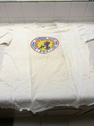 1957 Boy Scout National Jamboree Tshirt - Size Mens Large