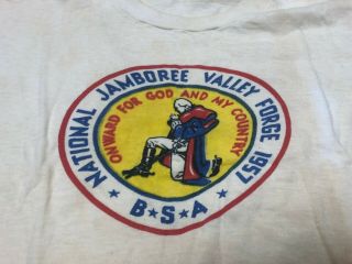 1957 Boy Scout National Jamboree Tshirt - Size Mens Large 2
