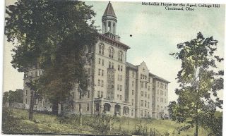 College Hill,  Cincinnati,  Oh: 1910: View Of The Methodist Home For The Aged