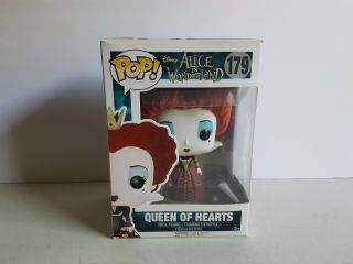 Alice In Wonderland Disney Queen Of Hearts Pop Funko Figurine Box 179
