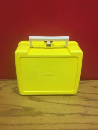 VINTAGE 1985 TEDDY RUXPIN PLASTIC LUNCH BOX WITH THERMOS 3