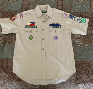 2007 World Scout Jamboree Leader’s Uniform From Philippines Size Small