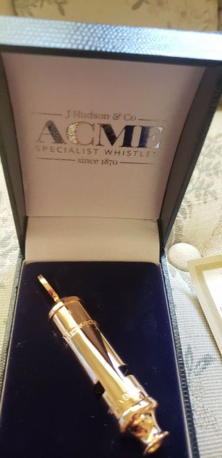 Acme Metropolitan Police Whistle,  Rose Gold Limited Edition Stunning