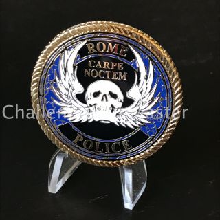 A2 Rome Police Department York Challenge Coin