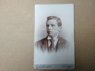 Cdv Victorian Photograph Of A Gent By Speight Of Exmouth