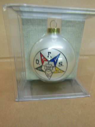 The Order Of Eastern Star - Masonic - Christmas Tree Ornament