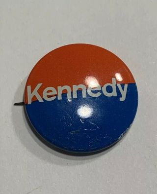 Vtg Old 1968 Robert F Kennedy Rfk Classic Red Blue Political Campaign Button Pin