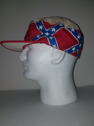 Vintage Confederate Painters Hat One Size Fits All dukes motorcycle south Faded 2