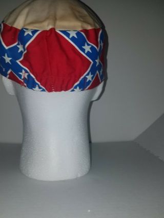 Vintage Confederate Painters Hat One Size Fits All dukes motorcycle south Faded 3