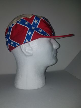 Vintage Confederate Painters Hat One Size Fits All dukes motorcycle south Faded 4