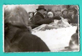 Antique Post Mortem Woman In Casket Vintage Funeral Photo Pc.  79