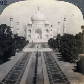Keystone Stereoview The Taj Mahal,  Agra,  India From 10’s Visual Education Set B