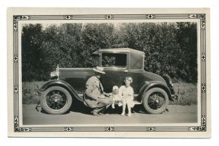 Salvador Saskatchewan Family 1928 Antique Car Photo Martha Clelzel Ralph Halton
