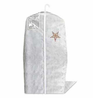 Eastern Star Gown Bag - Zippered Front - Imprinted Logo & Id Holder - Oes