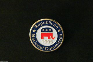 Republican National Committee 1995 Elephant Lapel Pin Vest Rare Vintage Old D6