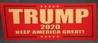 Of 20 Trump Red Gop Keep America Great 2020 Campaign Sticker Usa