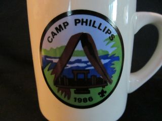 7 Boy Scout BSA Coffee Mugs - Winnebago,  Camp Phillips,  Wood Badge & More 3
