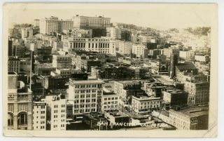 Vintage Photograph 1935 San Francisco Panoramic Buildings California Photo Ca