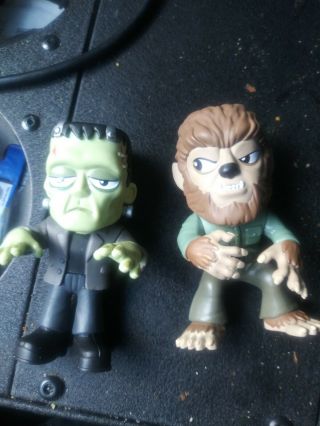 Universal Studios Monsters Funko Mystery Mini Frankenstein And Wolfman