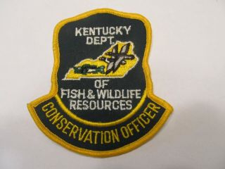 Kentucky State Conservation Warden Patch Old Cheese Cloth