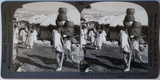 Keystone Stereoview Of Pottery Peddlers In Seoul,  Korea From The 1920’s 400 Set