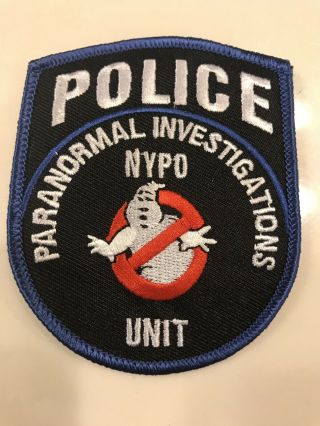Nypd York City Police Dept Paranormal Investigations Unit Patch
