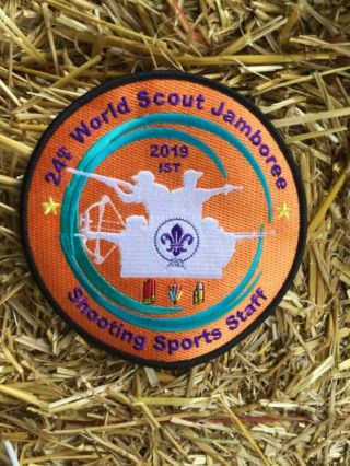 2019 World Scout Jamboree Ist Staff Shooting Sports Jacket Patch