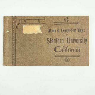 Vintage 1920s Stanford University California Souvenir Postcard Book