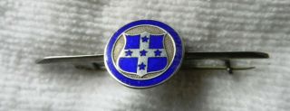 Scots College Sydney Vintage Sterling Silver Pin/badge