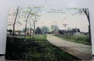 Massachusetts Ma Street Scene East Brewster Postcard Old Vintage Card View Post