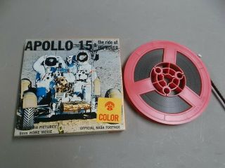 Vintage 8mm Film - Apollo - 15 - The Ride Of The Rover - Color