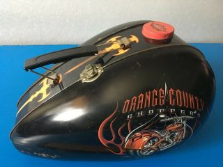 Orange County Choppers (occ) Pressed Metal Gas Tank Style Lunch Box